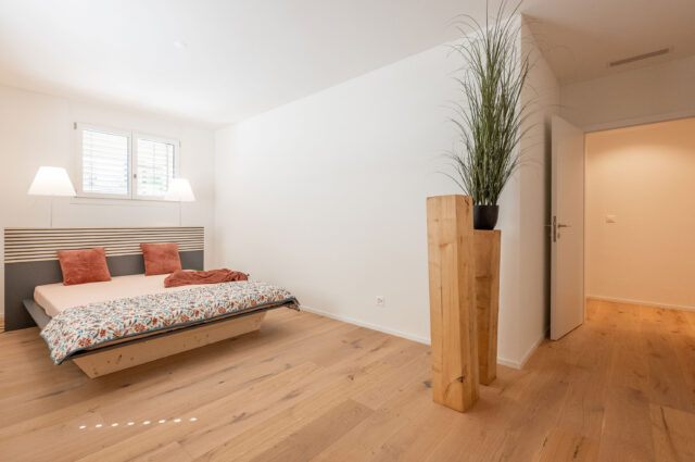 Eigentumswohnungen und Einfamilienhaus Tannerhof Birrhard AG, Musterwohnung