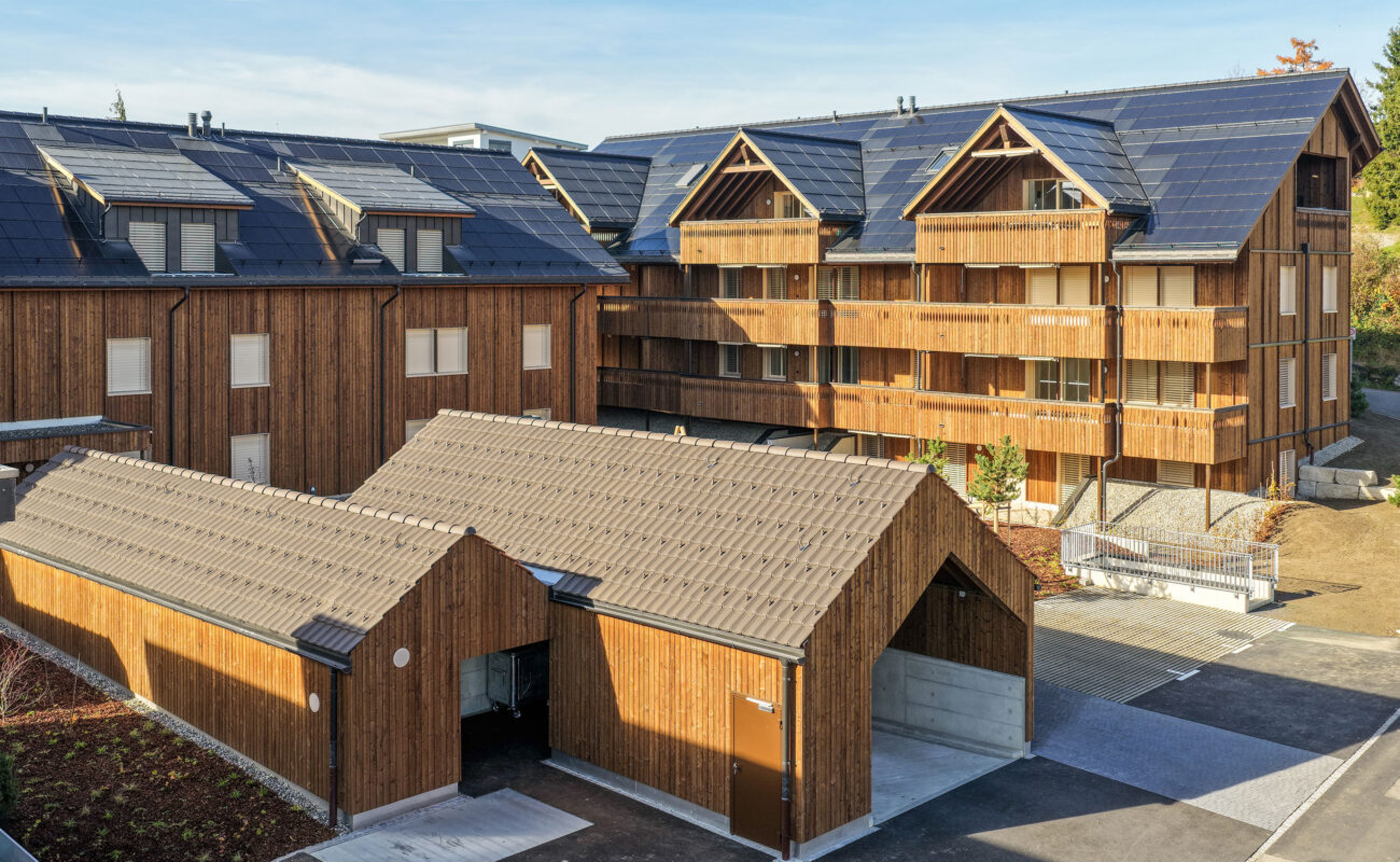 Mehrfamilienhäuser und Einfamilienhaus Tannerhof, Birrhard AG