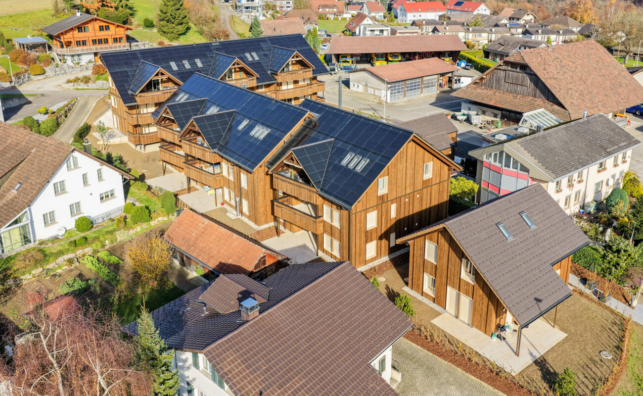 Mehrfamilienhäuser und Einfamilienhaus Tannerhof, Birrhard AG