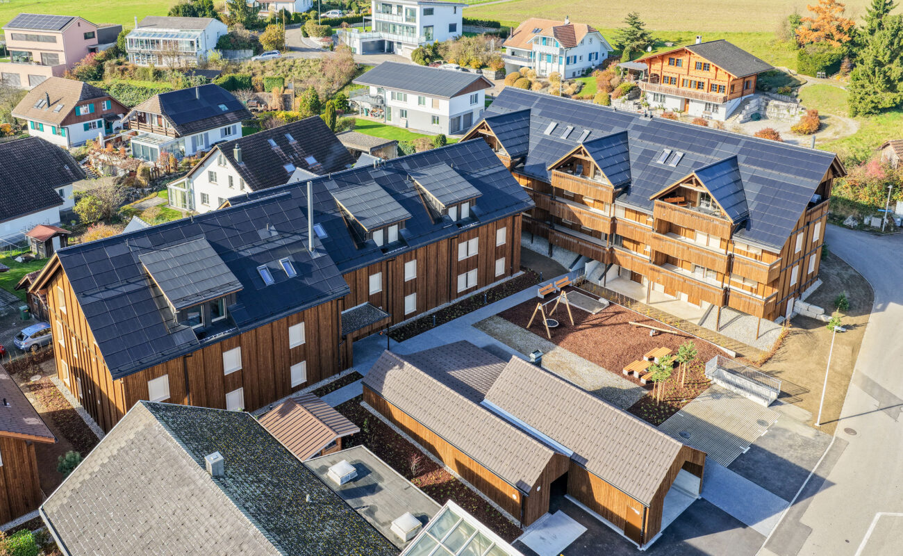 Mehrfamilienhäuser und Einfamilienhaus Tannerhof, Birrhard AG