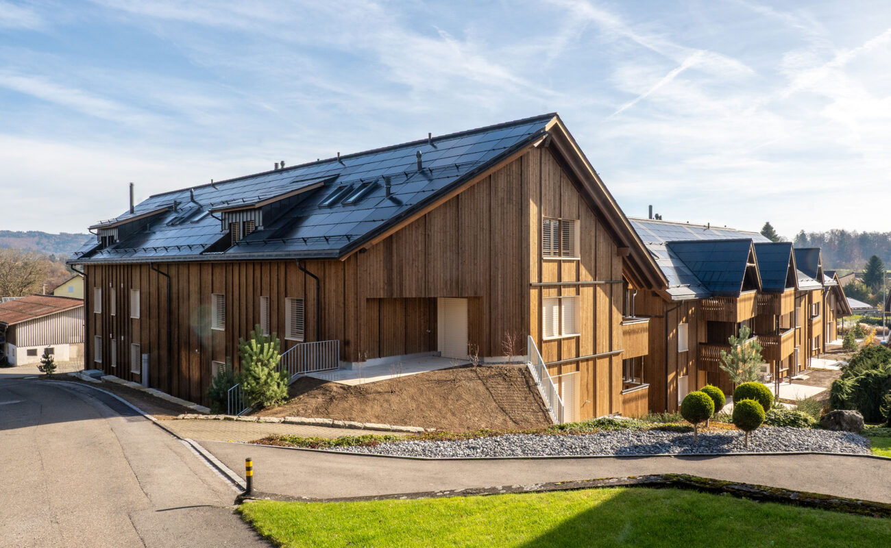 Mehrfamilienhäuser und Einfamilienhaus Tannerhof, Birrhard AG