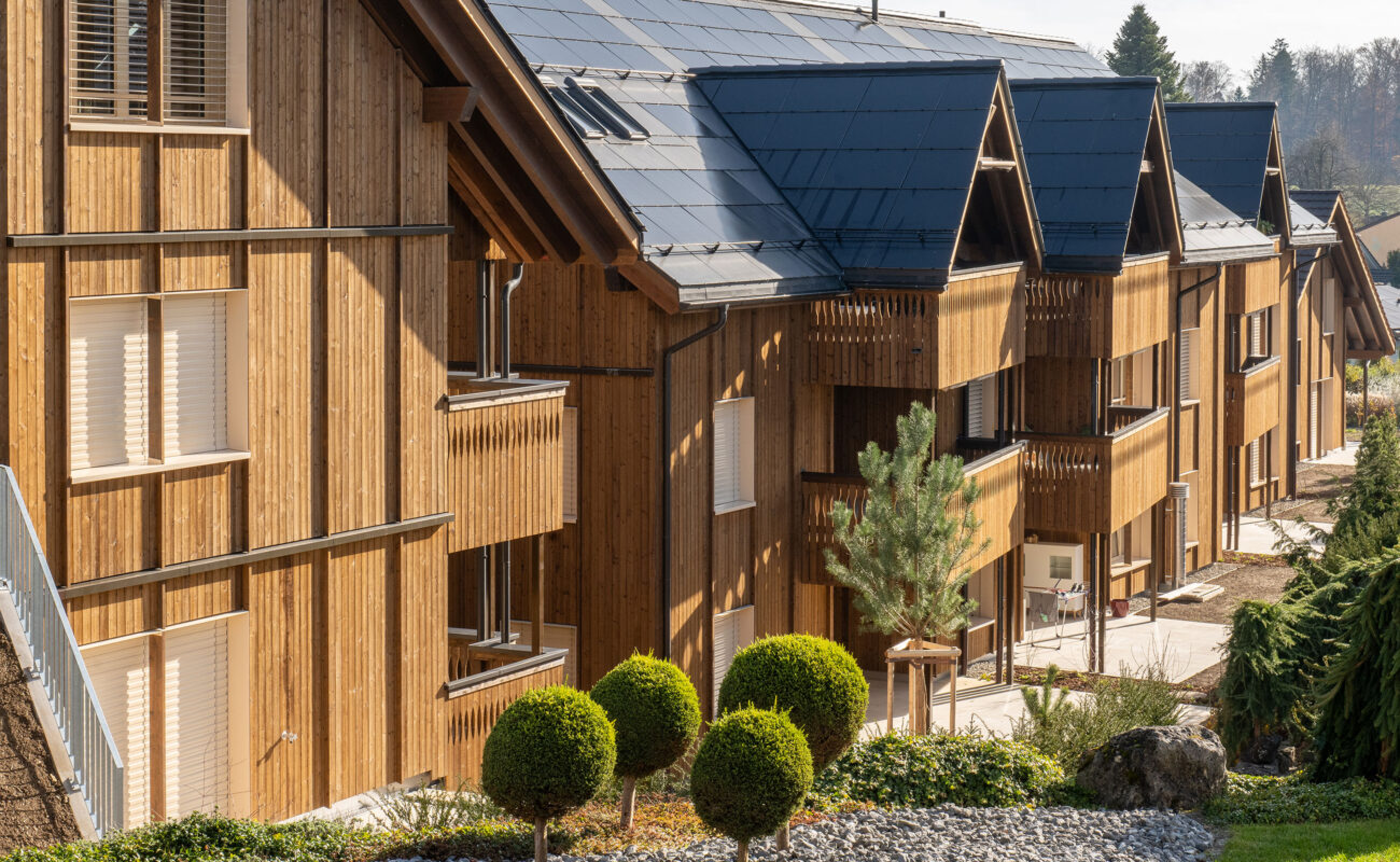 Mehrfamilienhäuser und Einfamilienhaus Tannerhof, Birrhard AG