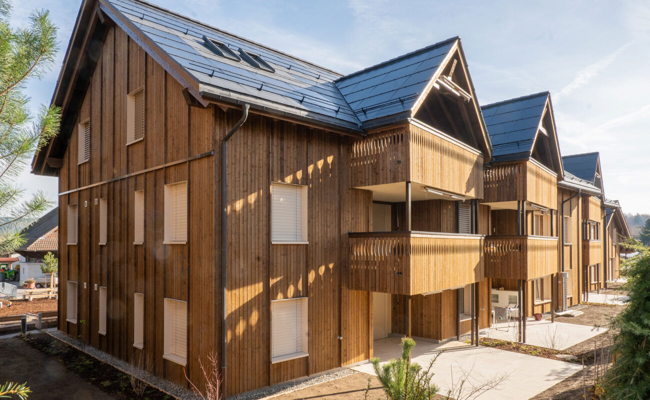 Mehrfamilienhäuser und Einfamilienhaus Tannerhof, Birrhard AG